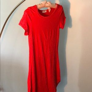 Sexy red bodycon dress